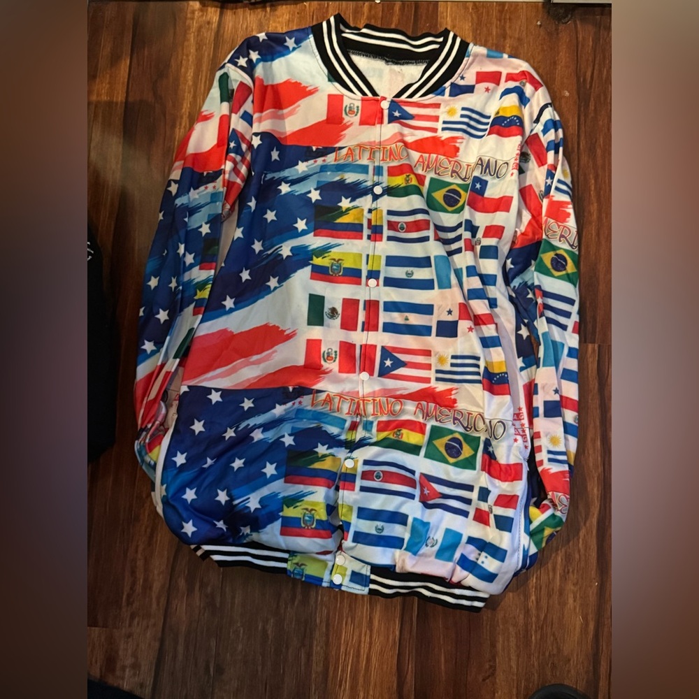 Custom Original Swag Multicoloured Jacket With Fl… - image 1